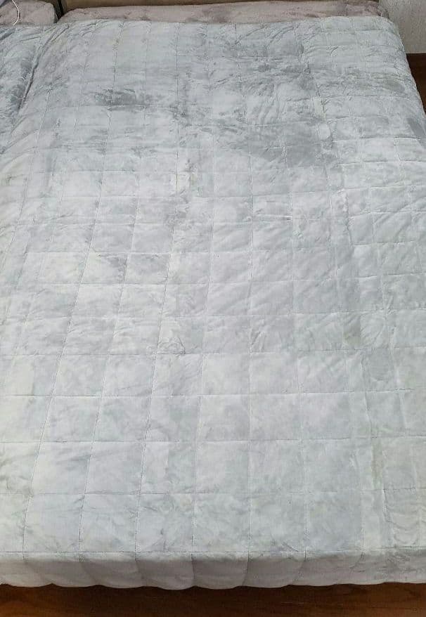 ハグラビ 重いふとん　加重ブランケット リバーシブル　グレー Mサイズ　ダブル