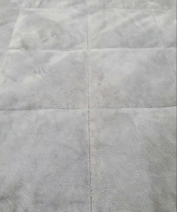 ハグラビ 重いふとん　加重ブランケット リバーシブル　グレー Mサイズ　ダブル