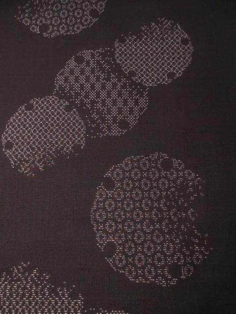 新古品！東京ますいわ屋＊純泥染＊７マルキ＊本場大島紬＊着物＊１６５ｃｍ＊裄６８