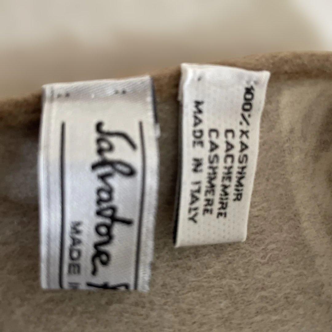 カシミア　１００％　ストール ブラウン・ゴールド系