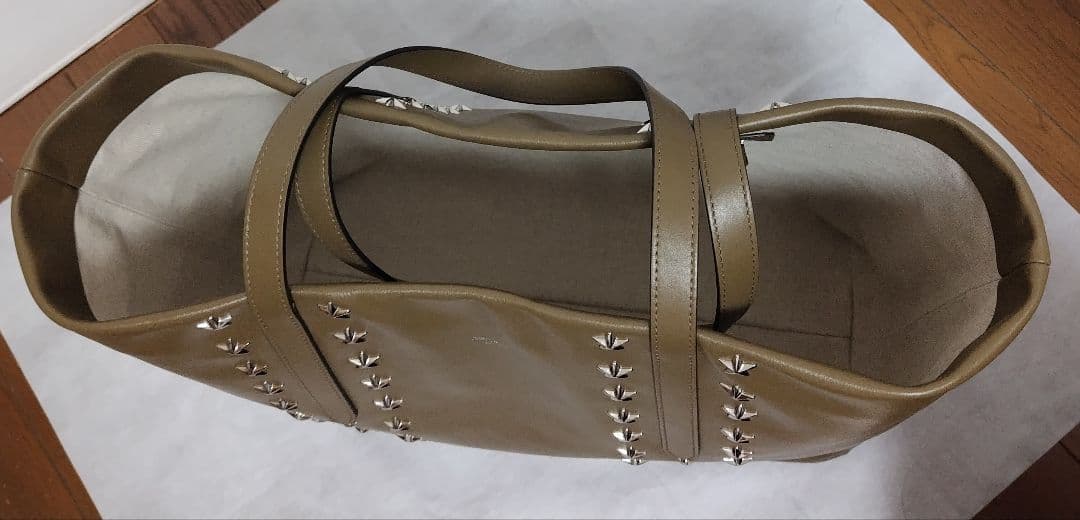 お値下げ【新品】JIMMY CHOO ジミーチュウ バッグ カーキ ピムリコ