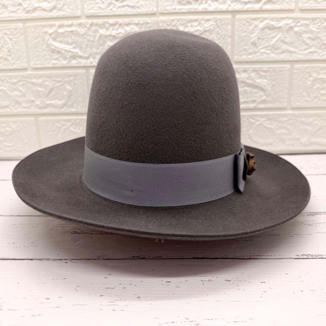 極美品　グッチ　キャット　うさぎフェルトハット　帽子 Lサイズ