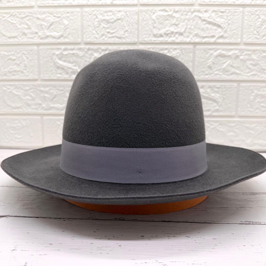 極美品　グッチ　キャット　うさぎフェルトハット　帽子 Lサイズ