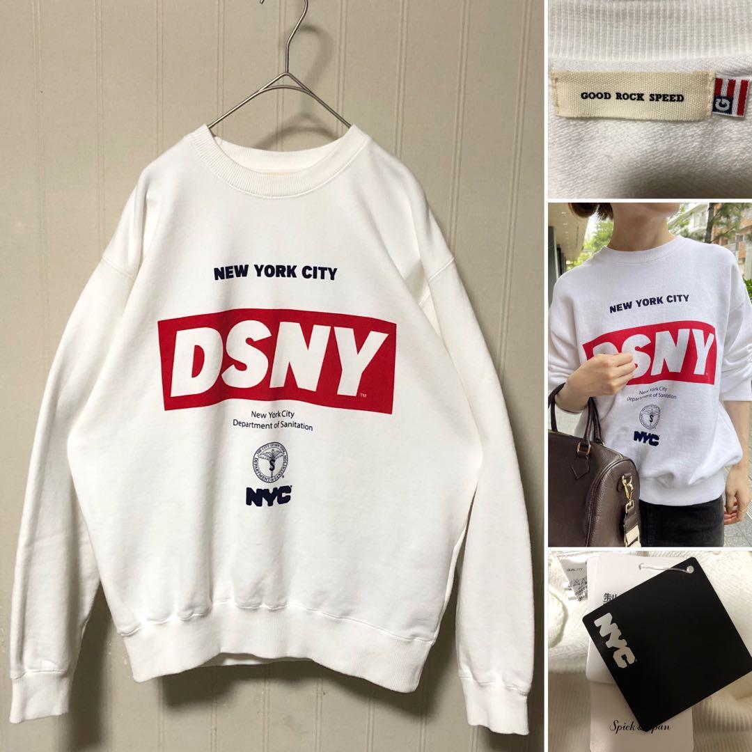 完売品❗️GOOD ROCK SPEED NYC コラボ スウェット 白