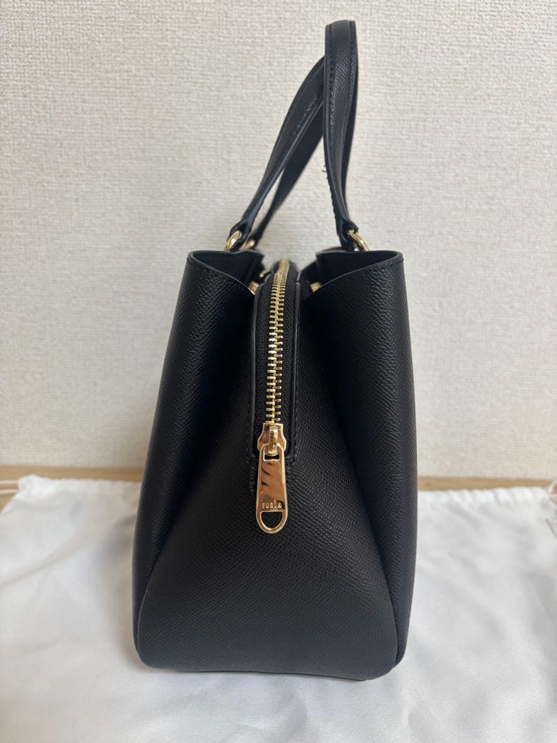 ※極美品フルラ レザー 2wayバック 付替ストラップ付 冠婚葬祭