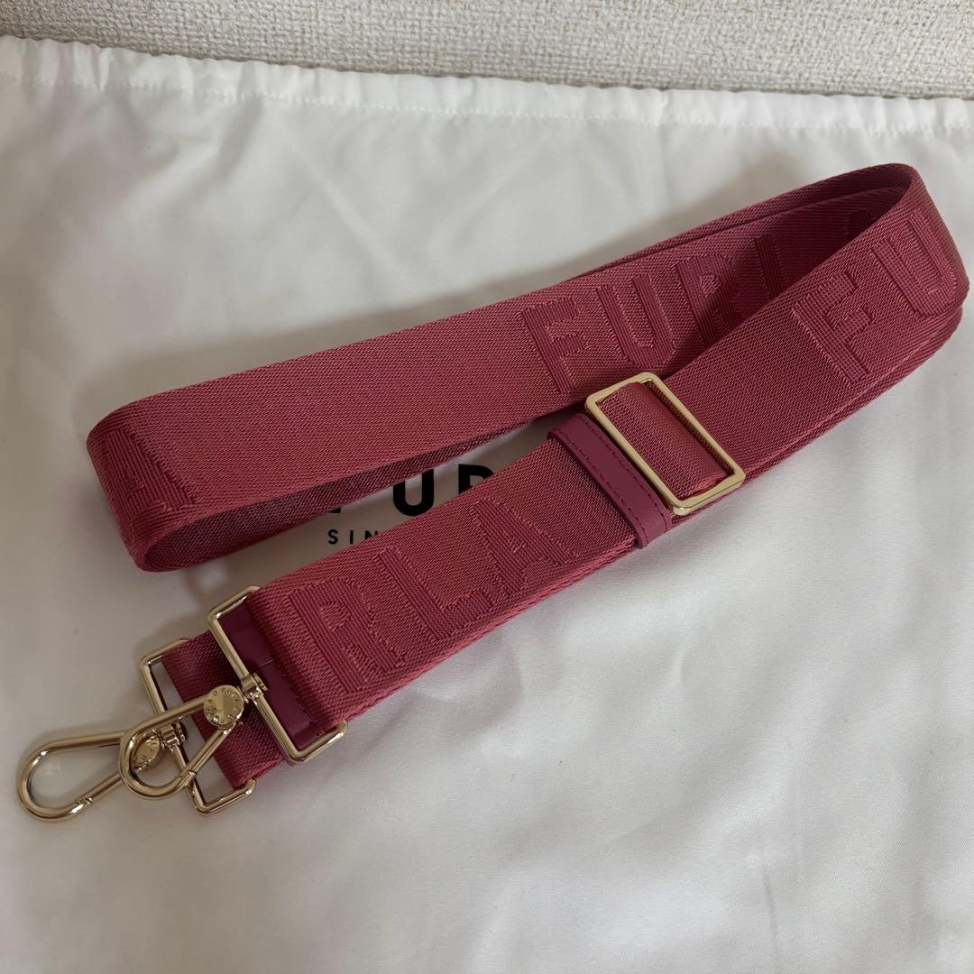 ※極美品フルラ レザー 2wayバック 付替ストラップ付 冠婚葬祭