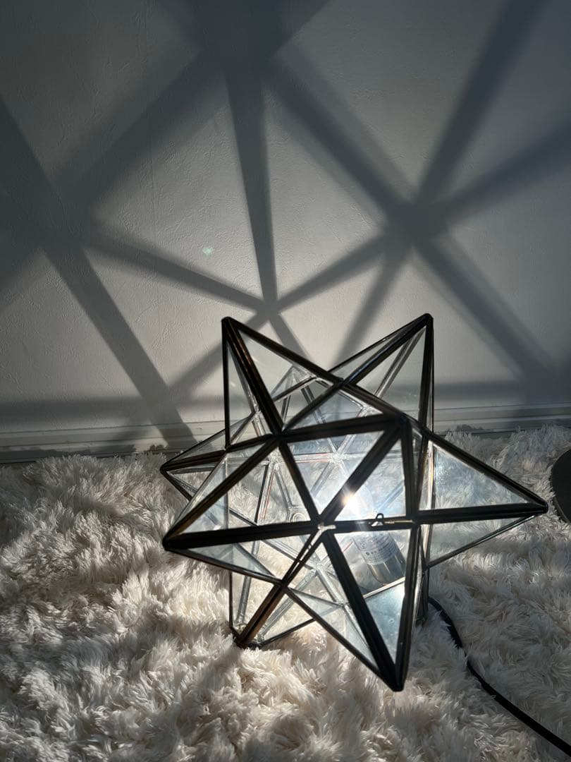 星型ガラスランプ