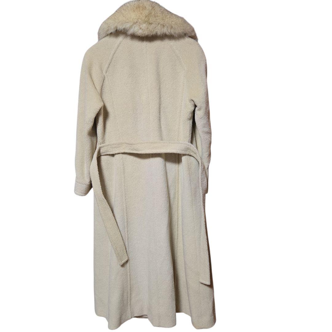 オスカーデラレンタ Oscar de la Renta ファーロングコート9号