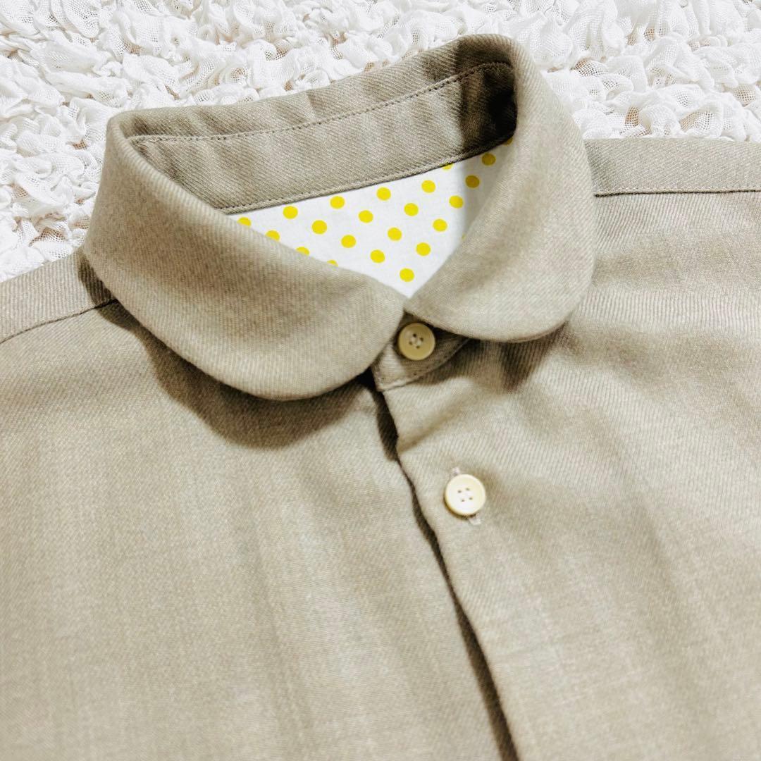 快晴堂　カイセイドウ　タータンチェック切替ワンピース　日本製