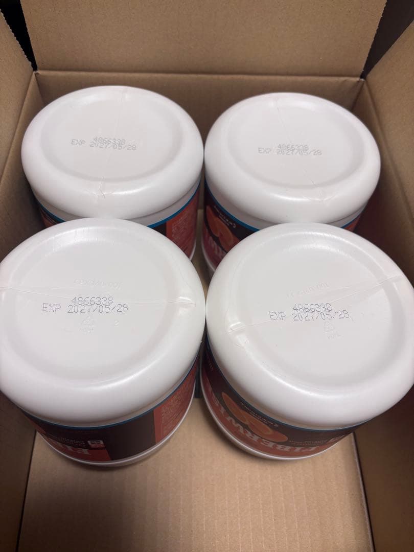 【新品】バラ売り可 ファイバーワイズ オレンジ600g × 4個