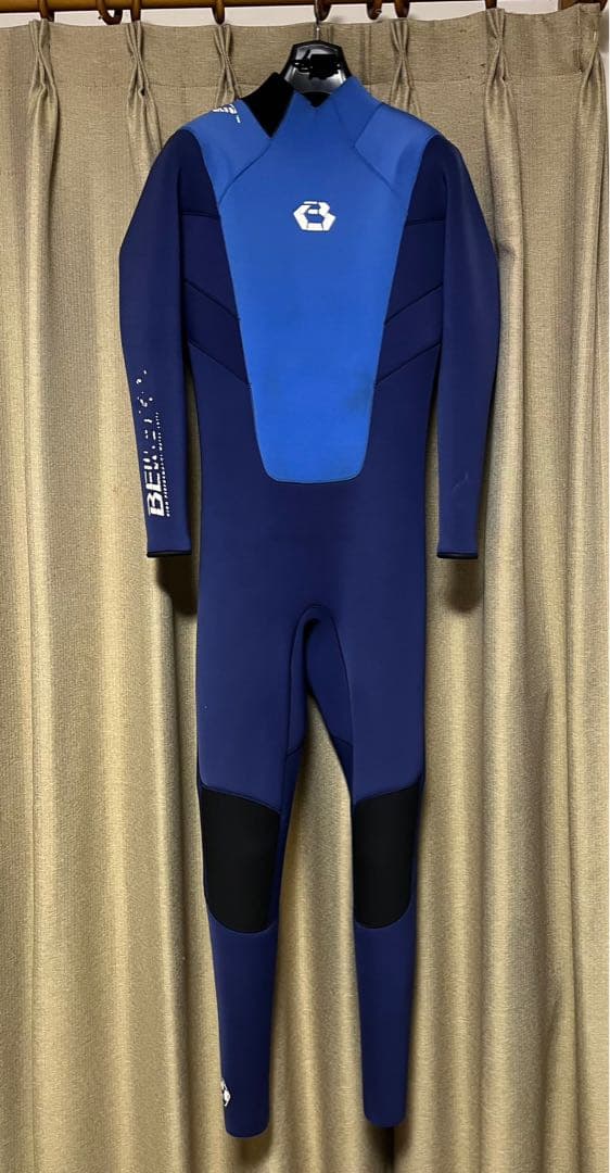 BEWET ウェットスーツ　ジャージフルスーツ 3×3 ジャーフル