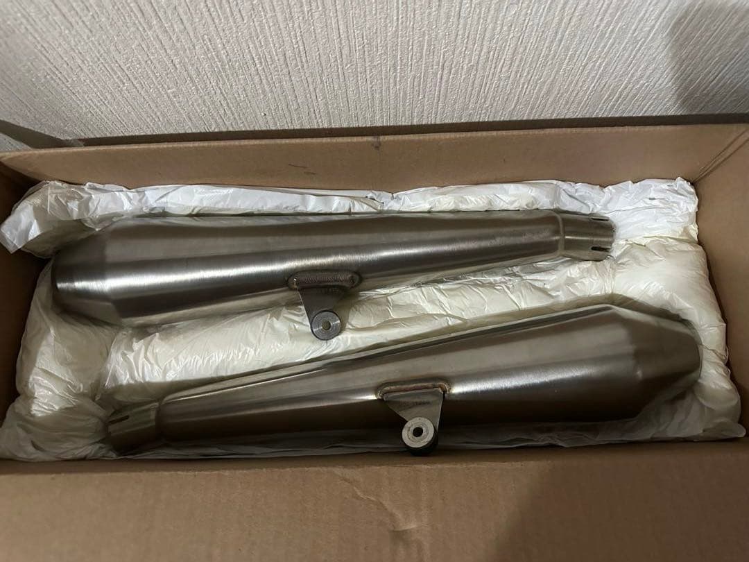 Triumph Speed Twin British Customs マフラー