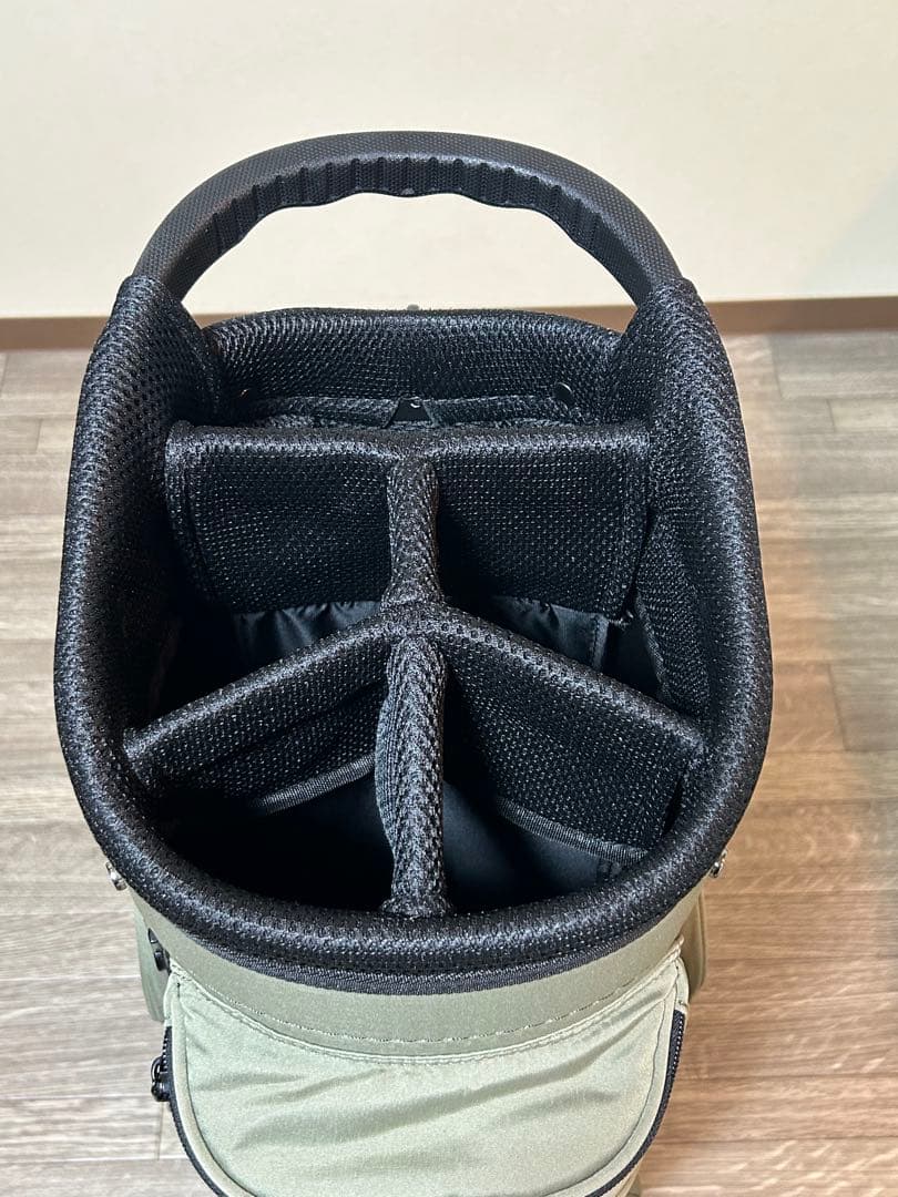 PING 自立式キャディバッグ　未使用品　10ポケットで収納力抜群！カーキ