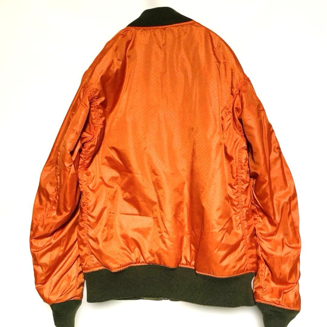 AVIREX 35周年 MA-1 リバーシブル フライトジャケット カーキ L