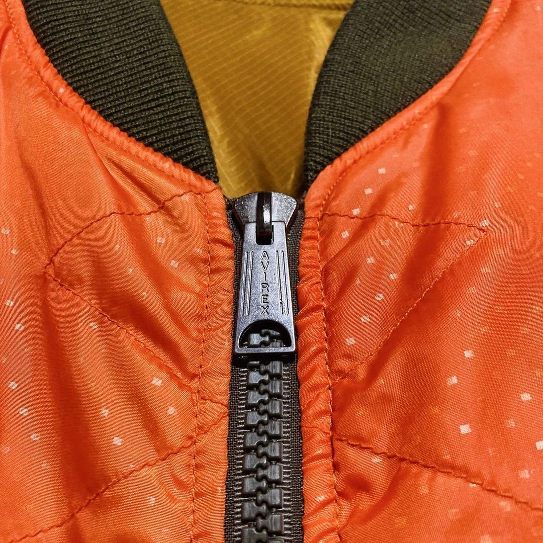 AVIREX 35周年 MA-1 リバーシブル フライトジャケット カーキ L