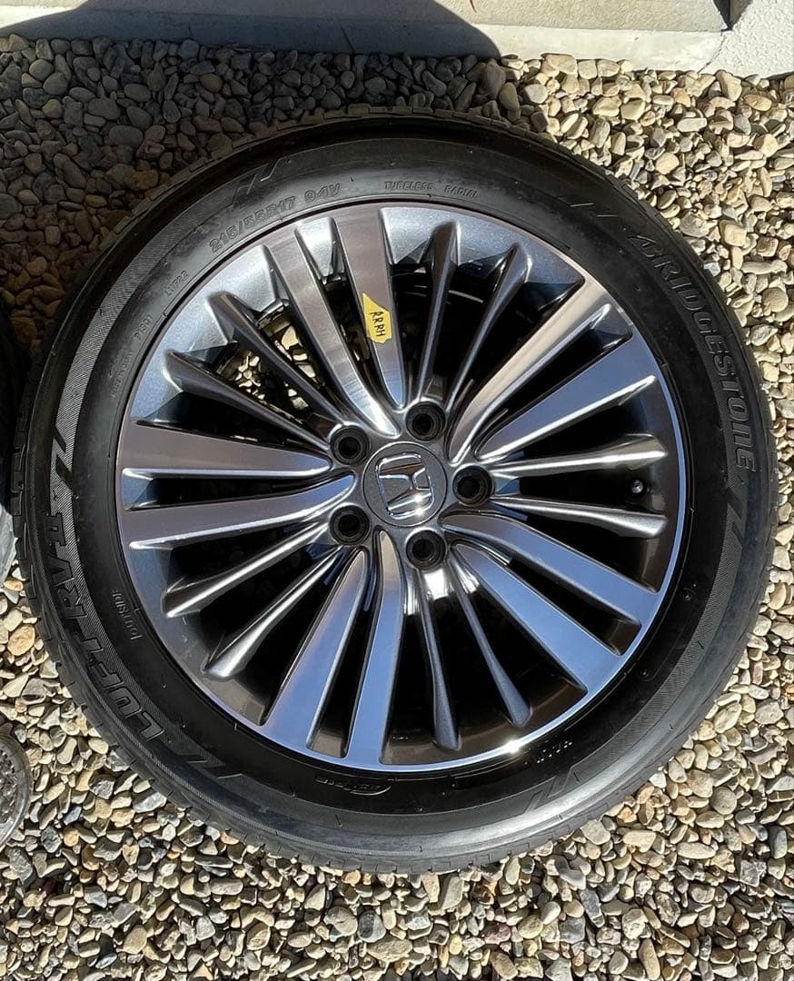 オデッセイRC1純正17インチ ブリヂストン24年製4本セット215/55R17