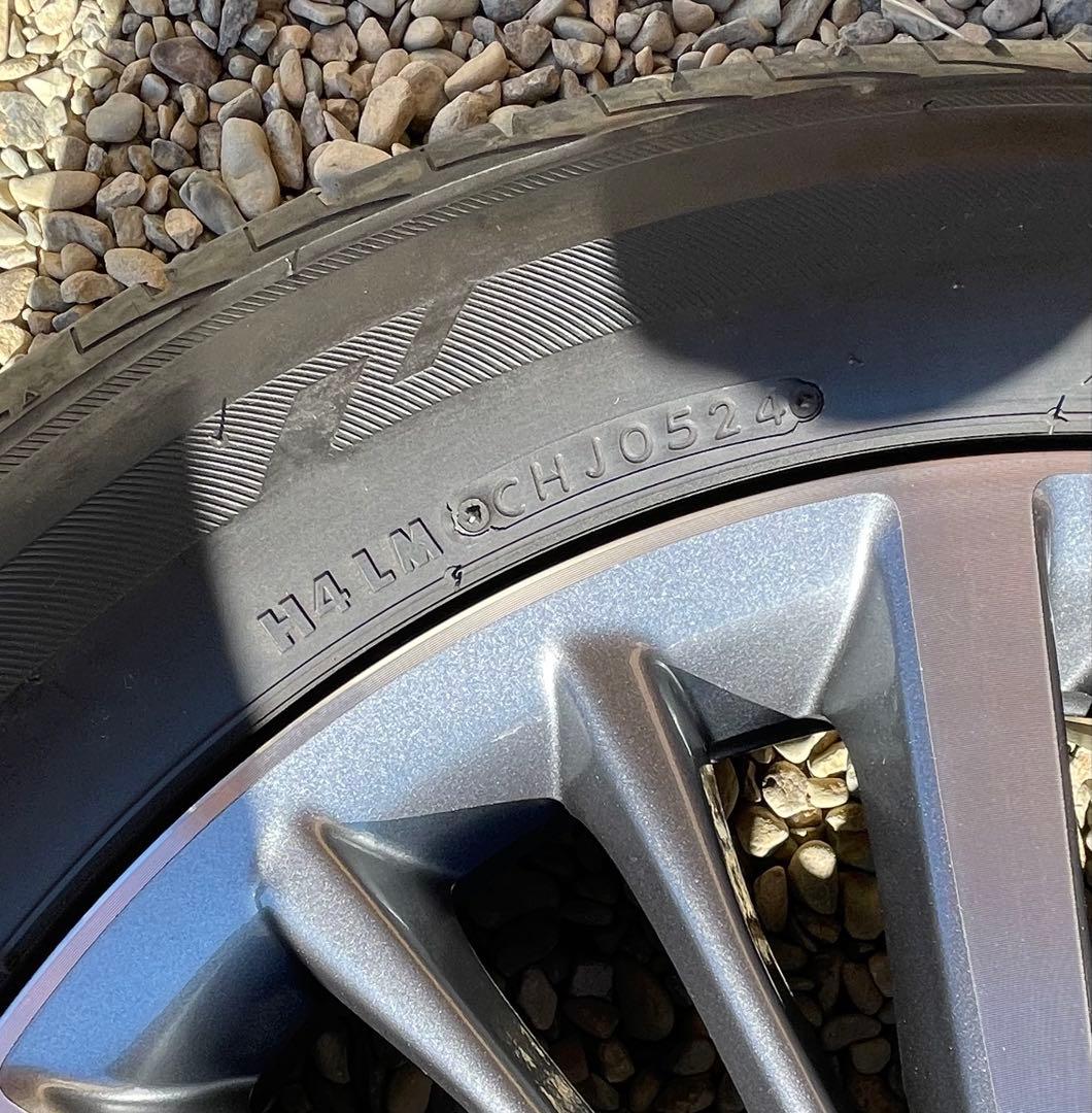 オデッセイRC1純正17インチ ブリヂストン24年製4本セット215/55R17