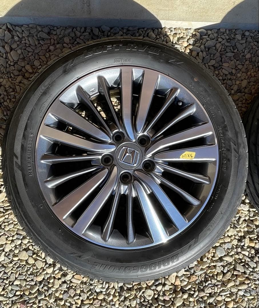 オデッセイRC1純正17インチ ブリヂストン24年製4本セット215/55R17