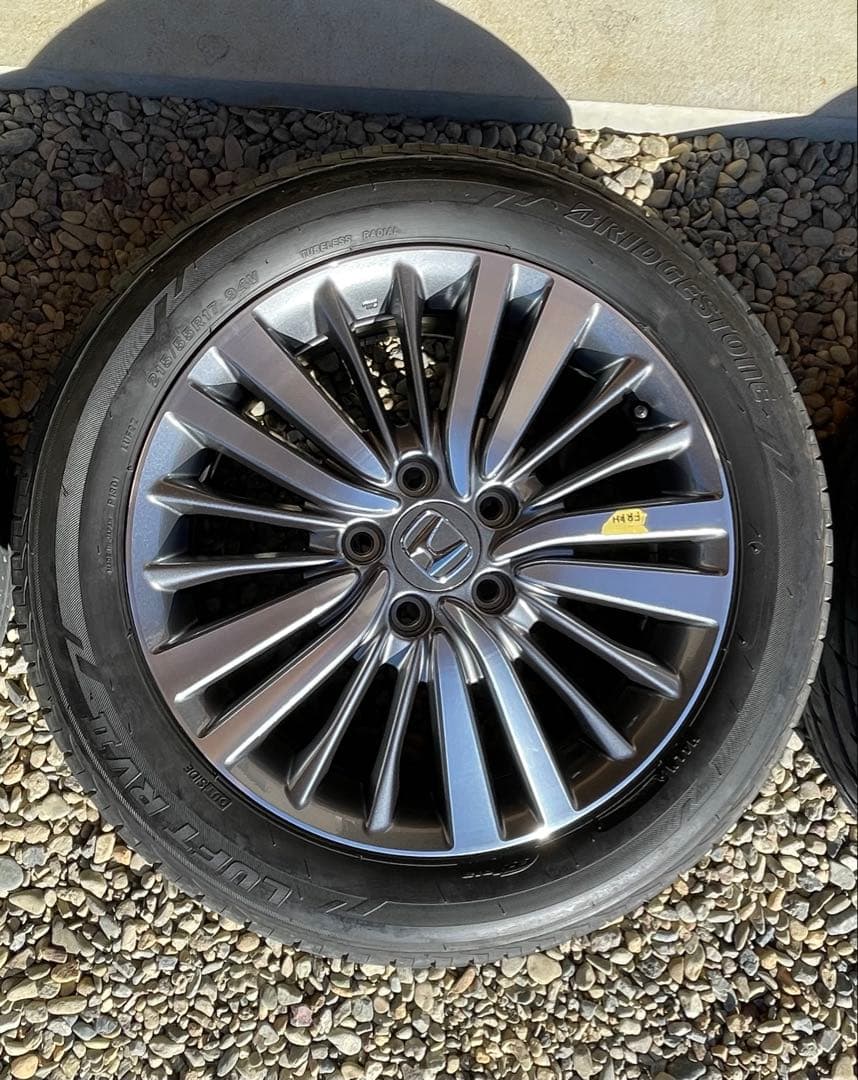 オデッセイRC1純正17インチ ブリヂストン24年製4本セット215/55R17