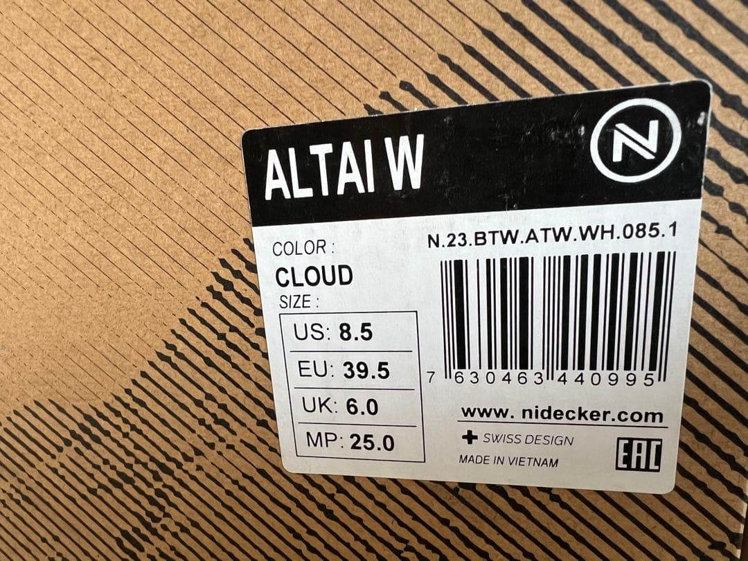 新品未使用 ナイデッカー　アルタイ W ALTAI W 25cm