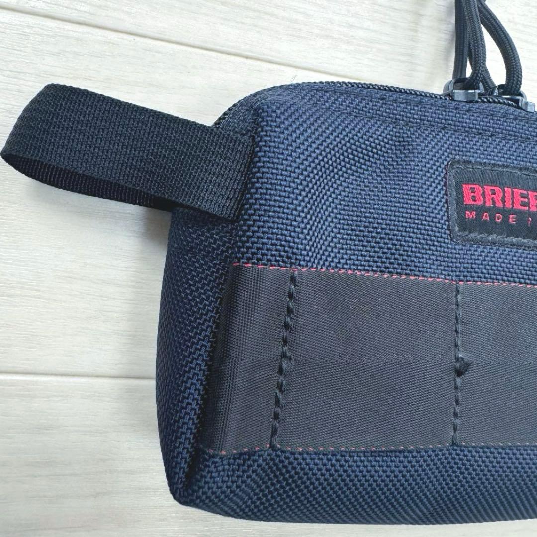 BRIEFING ブリーフィング　モバイルポーチ　ネイビー　USA製　小物入れ