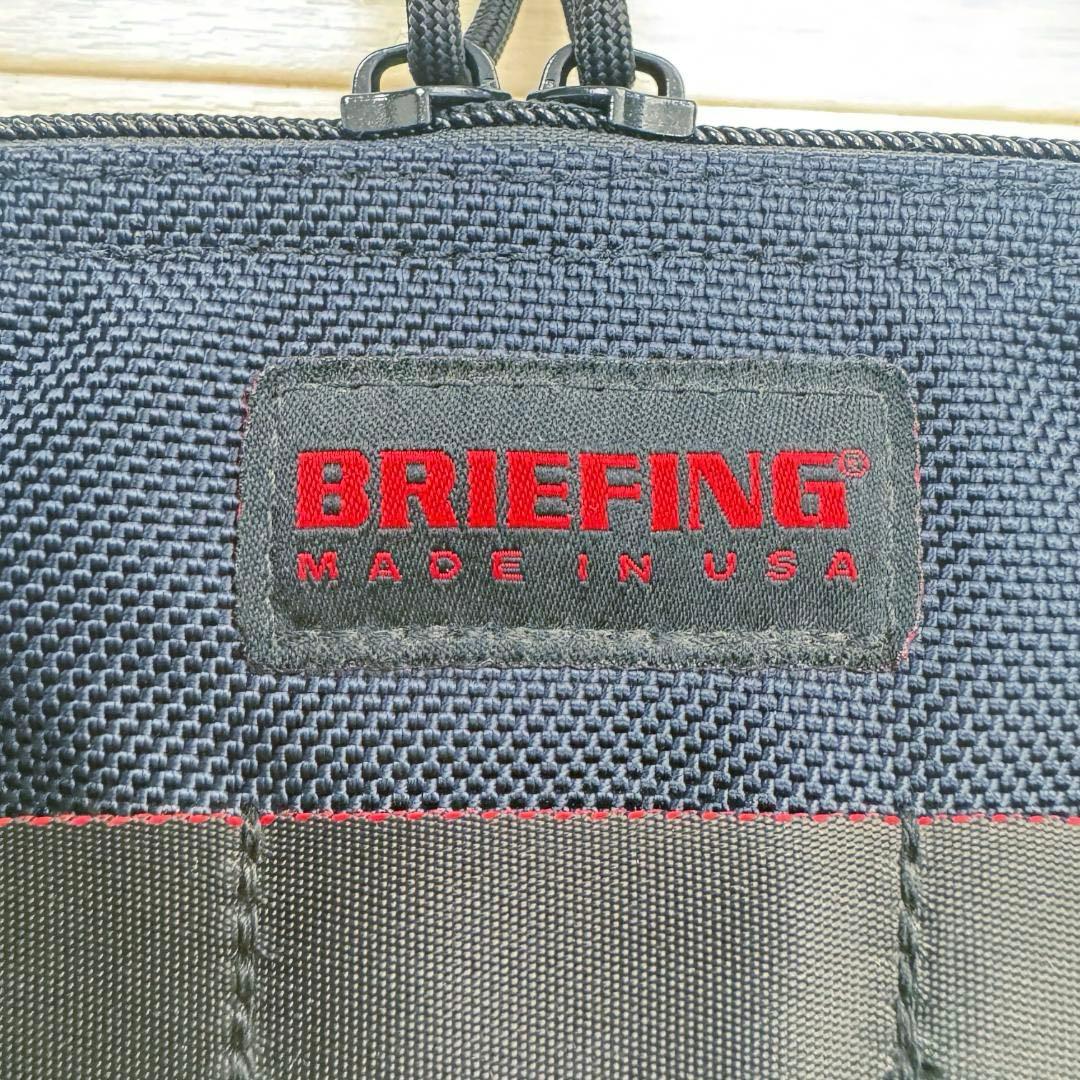 BRIEFING ブリーフィング　モバイルポーチ　ネイビー　USA製　小物入れ