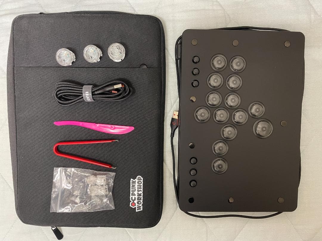 PS5対応 Brook基板 PUNKWORKSHOP MINI BOX ＋ボタン