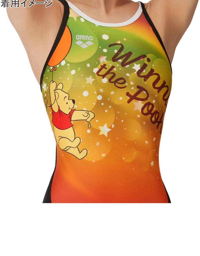 arena ×ディズニーAS4FWM55W M ORBK ＋スイムブラパッド