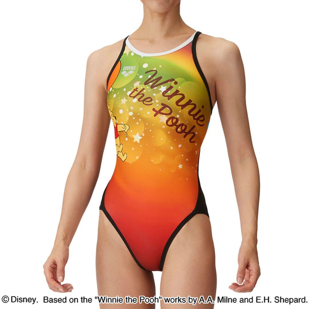 arena ×ディズニーAS4FWM55W M ORBK ＋スイムブラパッド