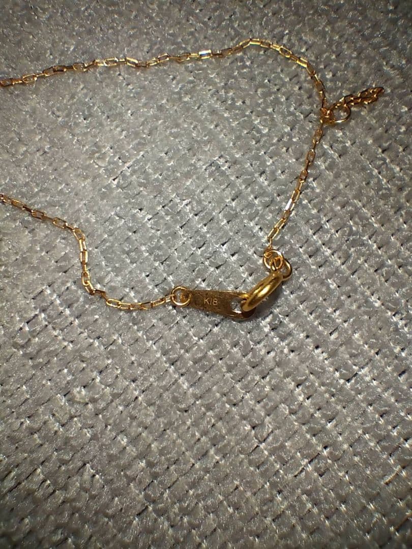 リモ　K18 YG 十字架　ネックレス　40cm