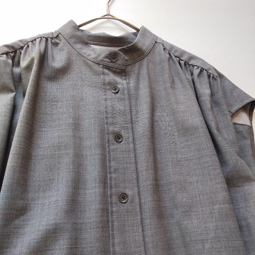 極美品 23SS デパリエ×エクラ サマーウールコンビネゾン オールインワン