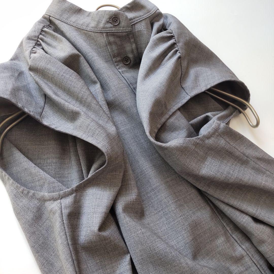 極美品 23SS デパリエ×エクラ サマーウールコンビネゾン オールインワン