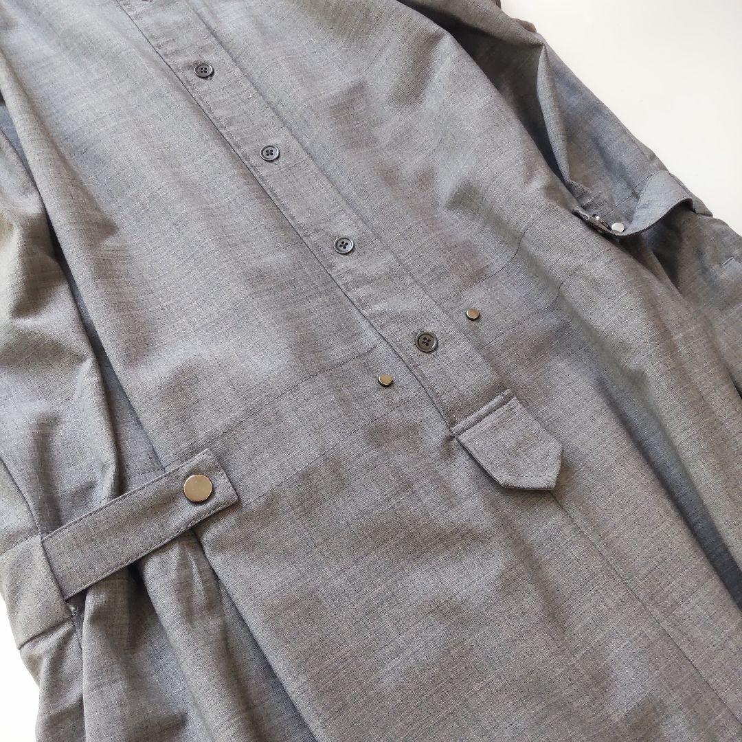 極美品 23SS デパリエ×エクラ サマーウールコンビネゾン オールインワン