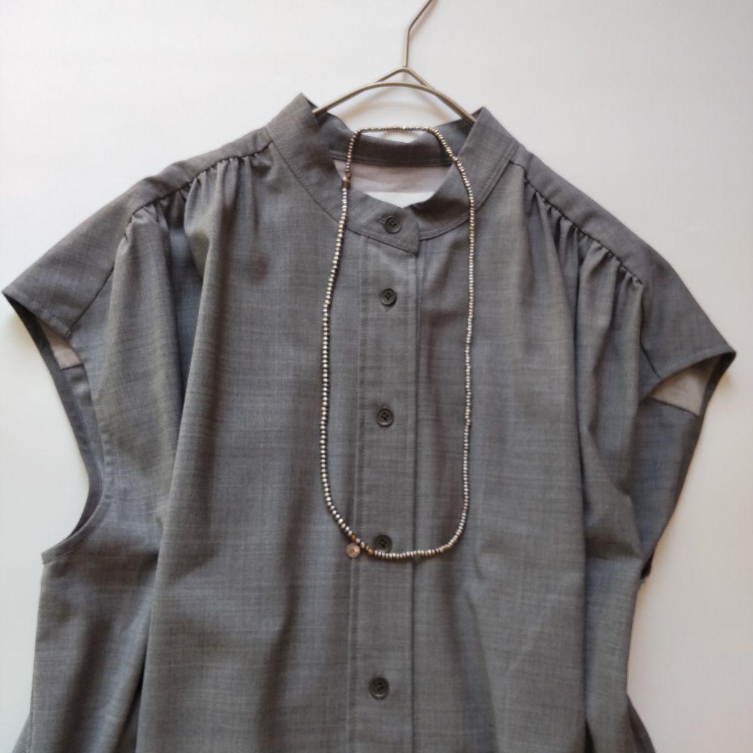 極美品 23SS デパリエ×エクラ サマーウールコンビネゾン オールインワン