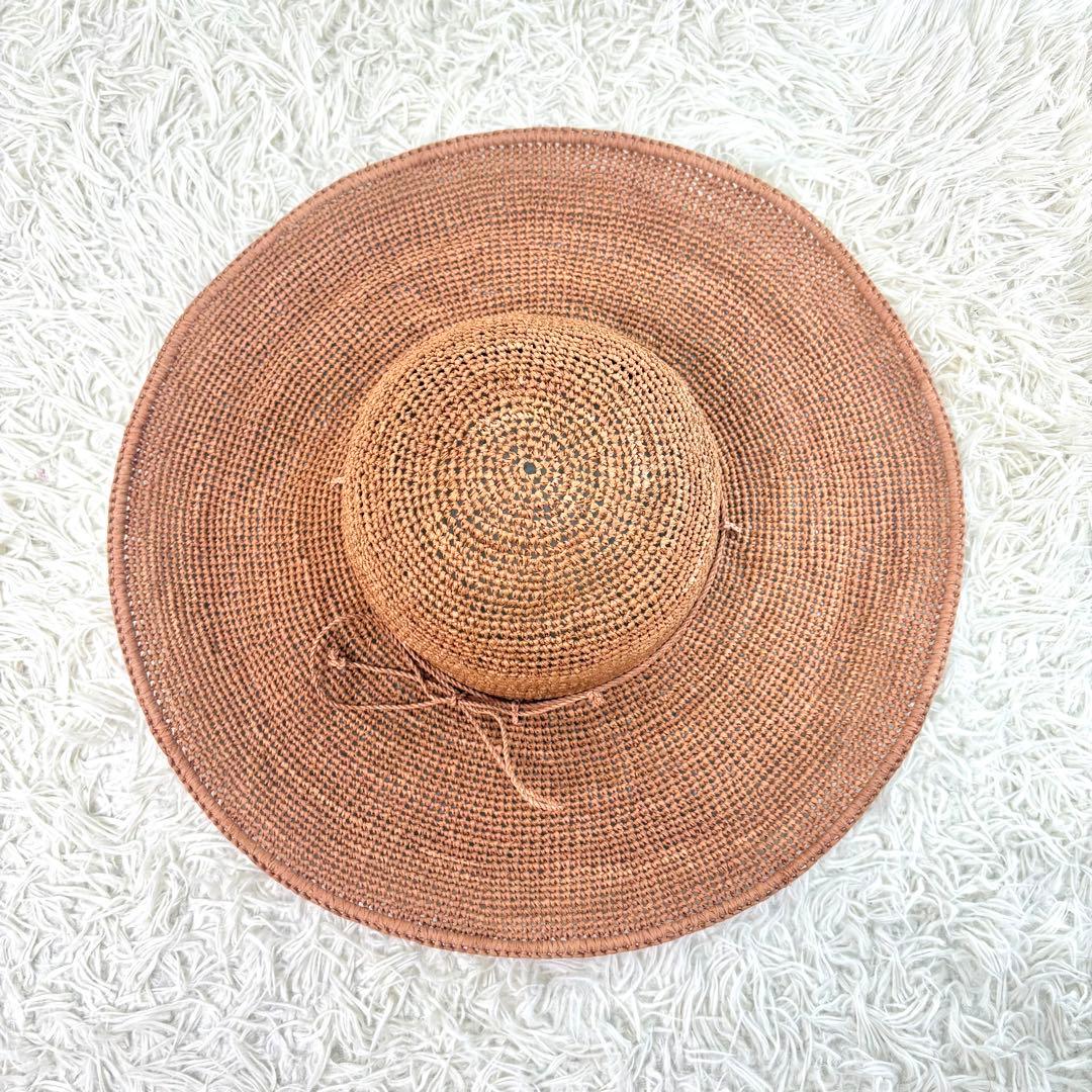 【箱付き】ヘレンカミンスキー　ラフィアハット　プロバンス　ヌガー　麦わら帽子