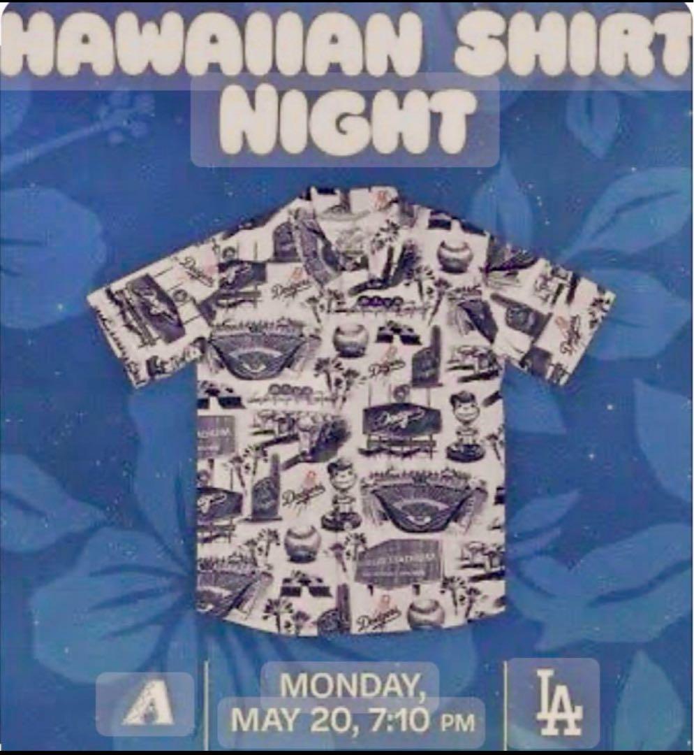 ドジャース　ハワイアンシャツ　来場者限定　新品