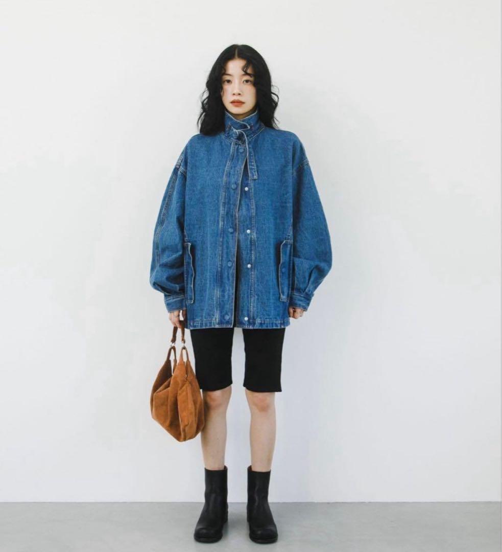 デニムジャケット ブルゾン 2WAYカラー