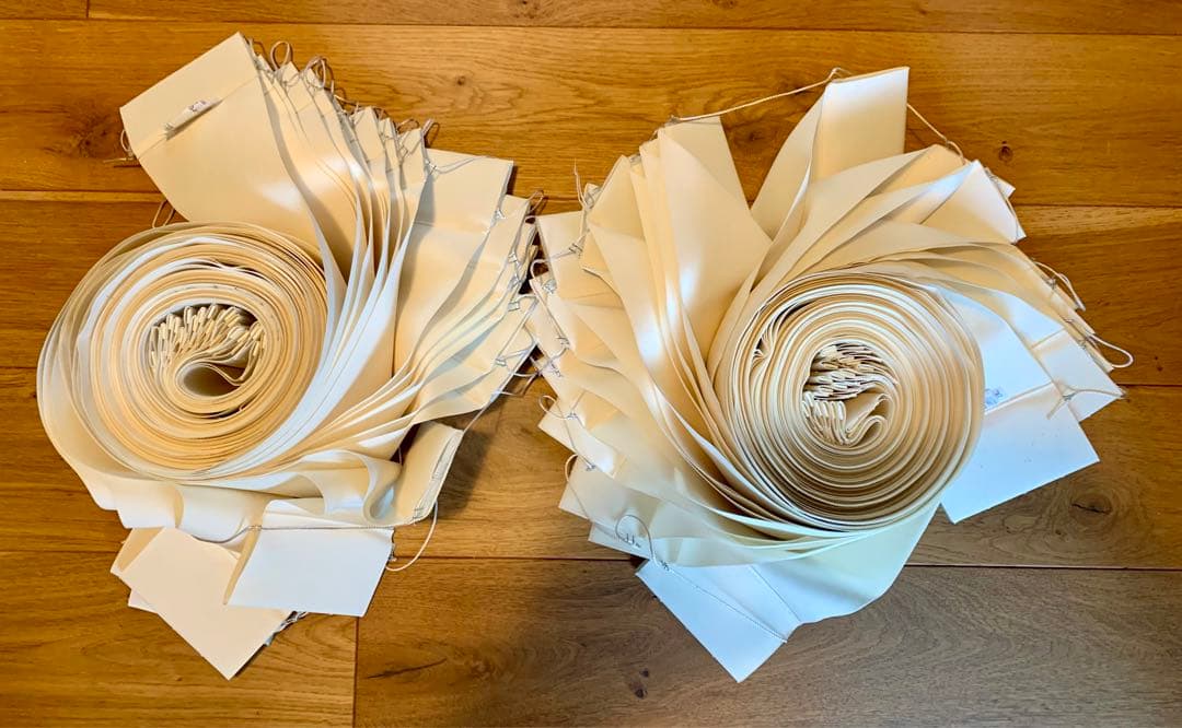 バーチカルブラインド　幅1860×高さ1790mm 2個セット