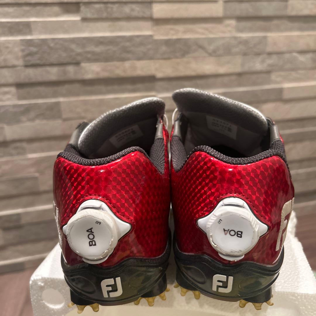 FJ パフォーマンスシューズ BOA ホワイト/レッド