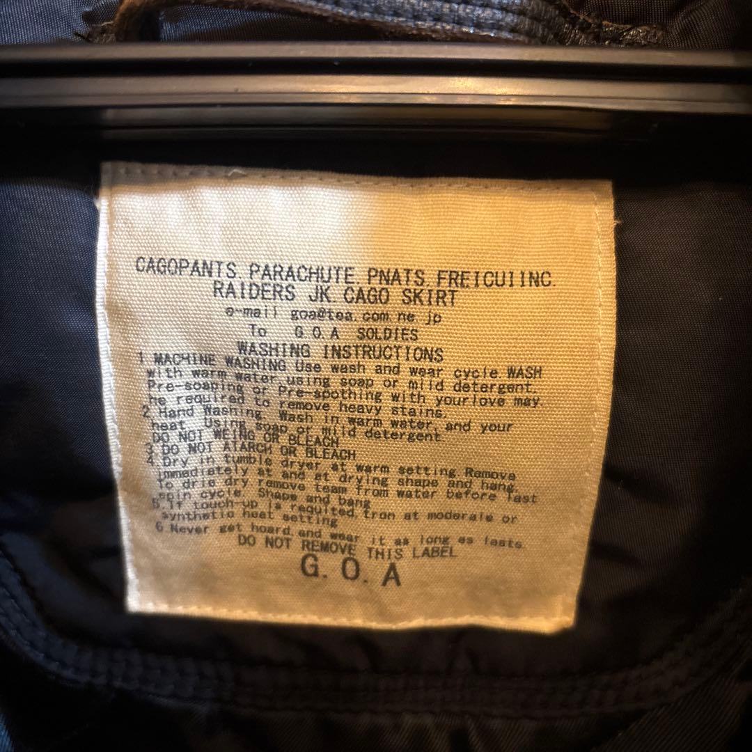 goa military bomber jacket 黒 ミリタリージャケット