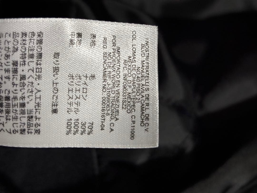 BROOKSBROTHERS ブルックスブラザーズヘビーメルトン中綿入コート美品