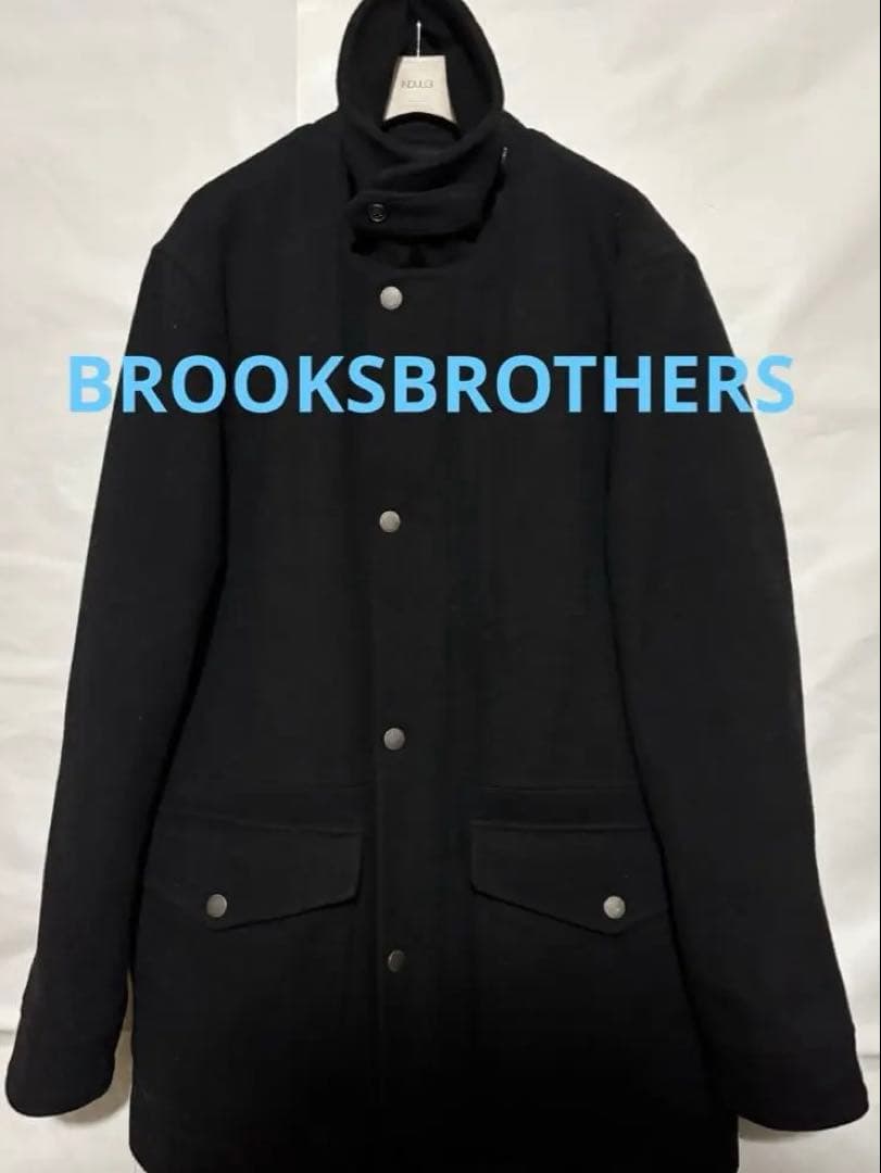 BROOKSBROTHERS ブルックスブラザーズヘビーメルトン中綿入コート美品