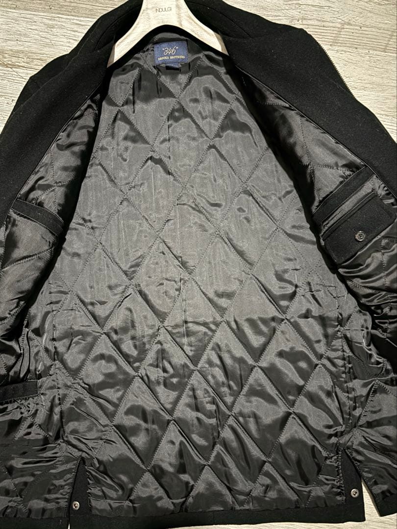 BROOKSBROTHERS ブルックスブラザーズヘビーメルトン中綿入コート美品