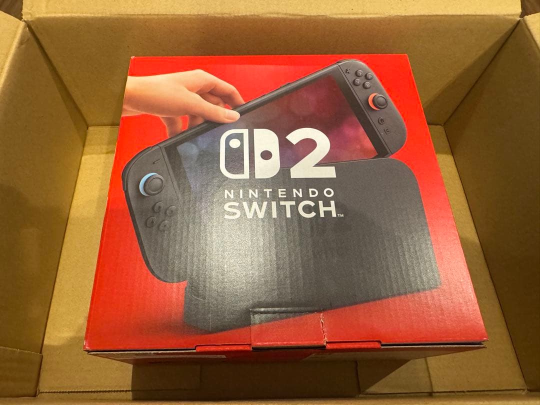 【新品・未開封】Nintendo Switch2 日本語対応 本体 購入証明書付
