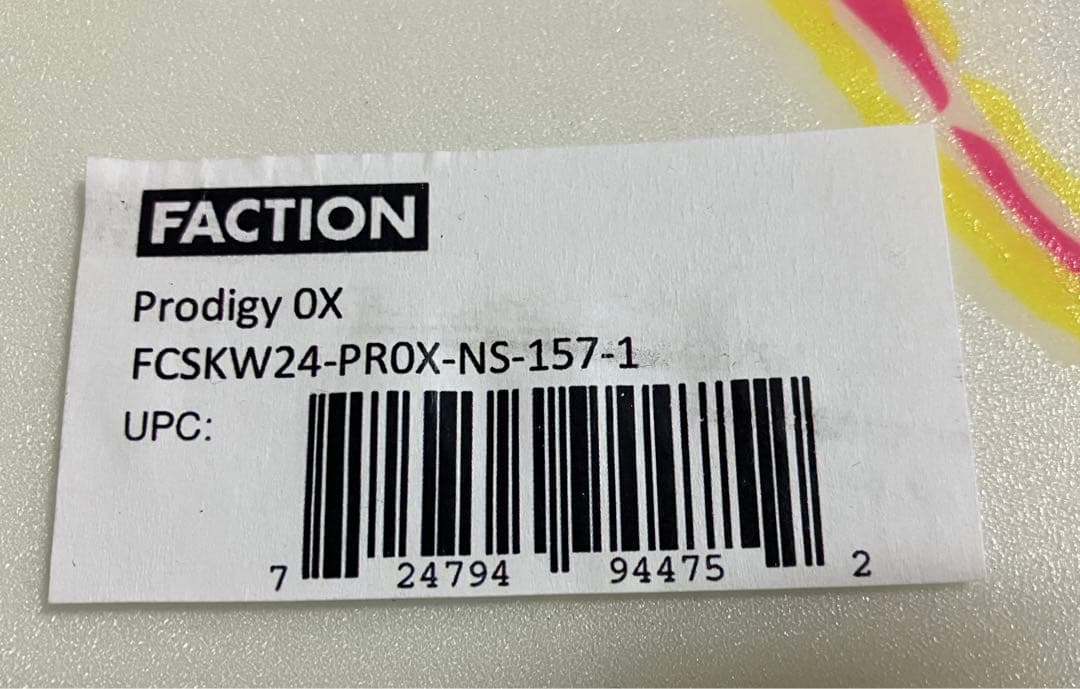 ★しゅーいち★ factionProdigyOX157cmファクシヨン