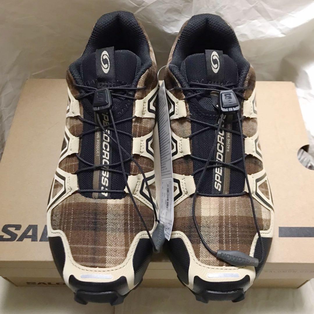SALOMON ホリデーコレクション スピードクロス3 チェック 23.5