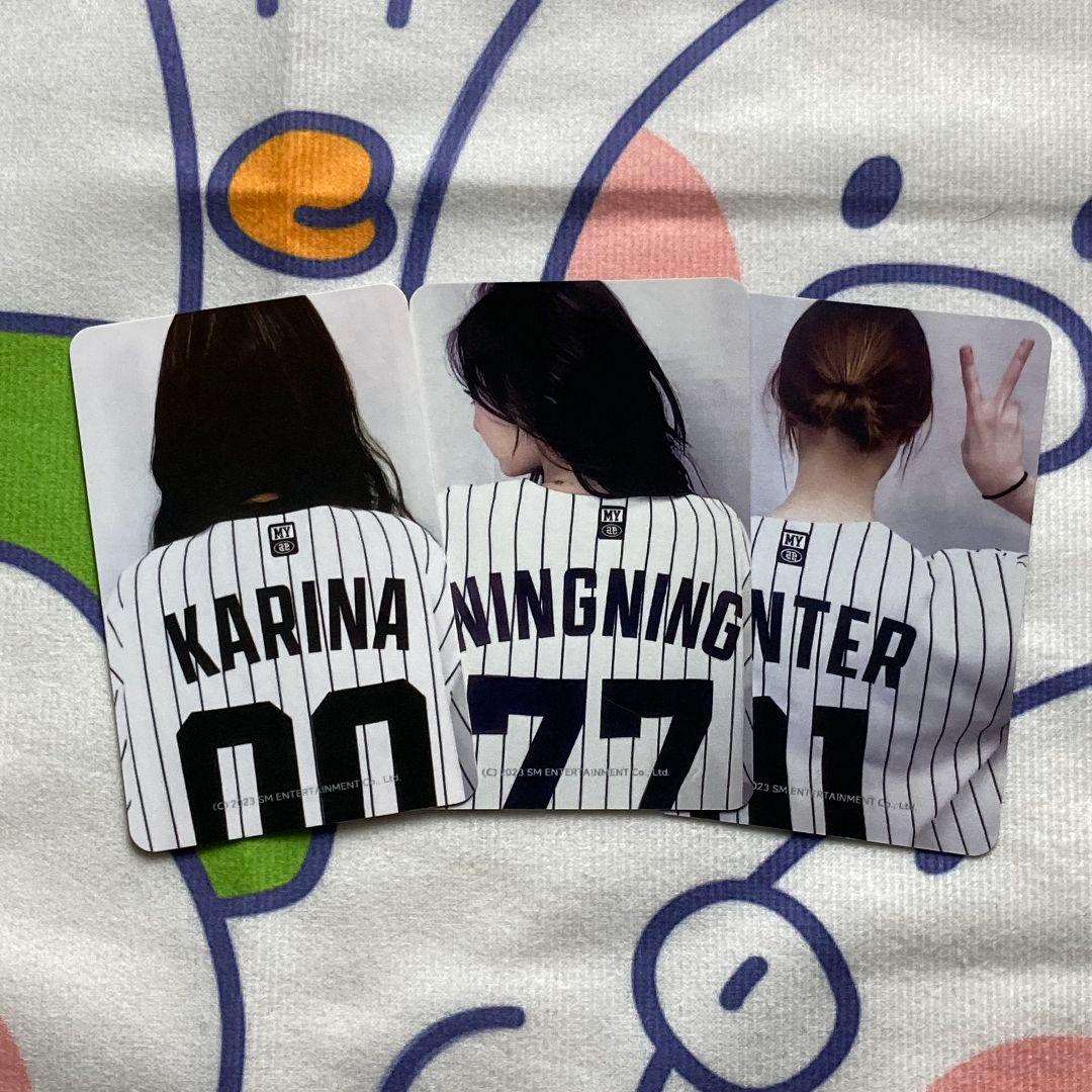 aespa Better Things 野球 MD ユニフォーム トレカ 3枚