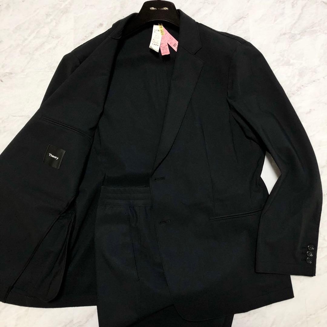 【極美品】 Theory セットアップ クリントン ウォッシャブル ブラック