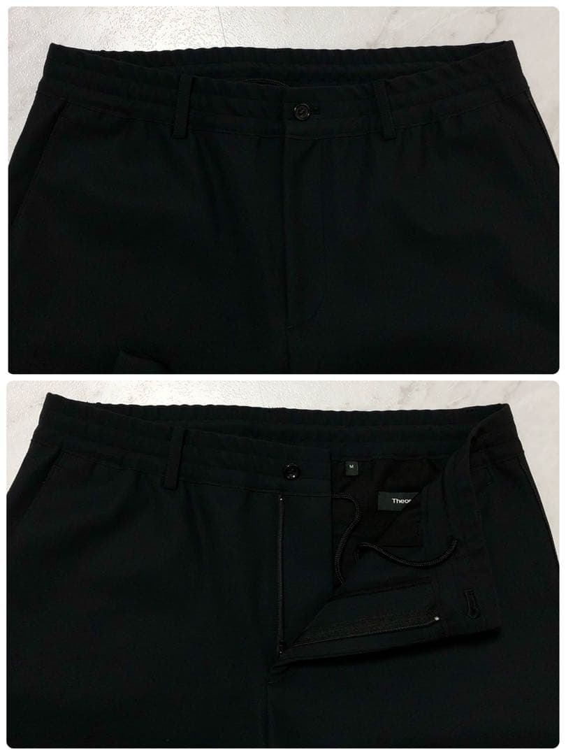 【極美品】 Theory セットアップ クリントン ウォッシャブル ブラック