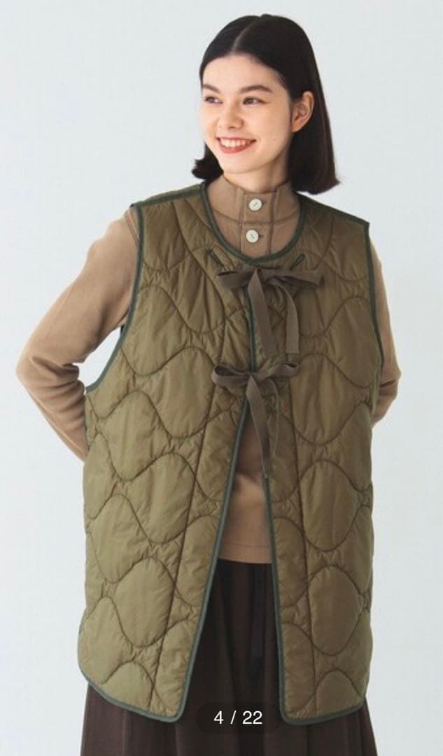 ⭐︎【新品未使用】BEAMS BOY リップ サーモライナー ベスト⭐︎